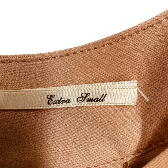 Leon Max Limited Edition Silk Top Blouse Size XS Fairy Dainty Romantic Coquette - Picture 7 of 11